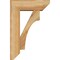 Ekena Millwork Westlake Slat Rough Sawn Bracket w/ Offset Brace, Western Red Cedar, 6"W x 16"D x 24"H BKT0604X16X24WTL06RWR - alternate 2